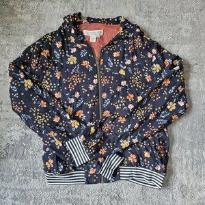Saltwater Luxe Women's Medium Floral Bomber Jacket